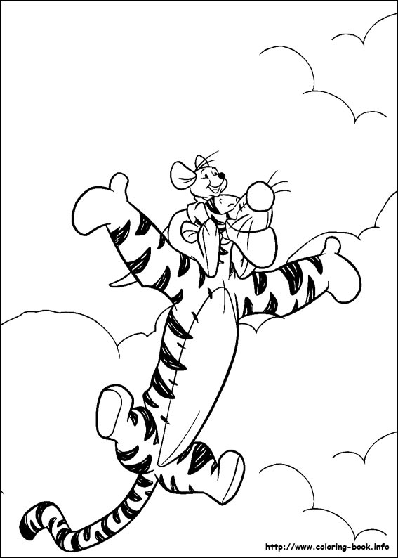 Winnie the Pooh coloring picture